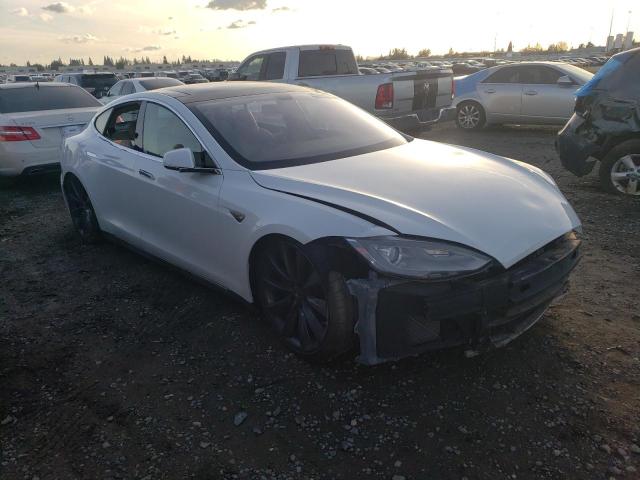 5YJSA1CP5DFP05176 - 2013 TESLA MODEL S Սպիտակ լուսանկար 4