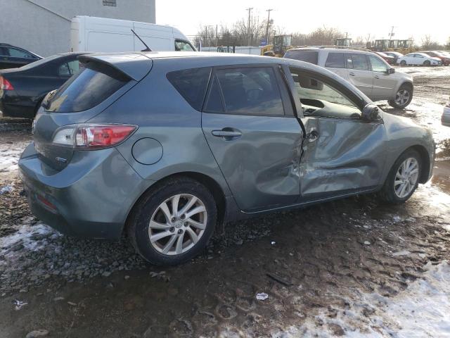 JM1BL1L74D1754758 - 2013 MAZDA 3 I GRAY photo 3