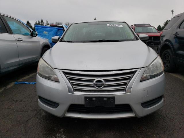 3N1AB7AP0FY284590 - 2015 NISSAN SENTRA S SILVER photo 5