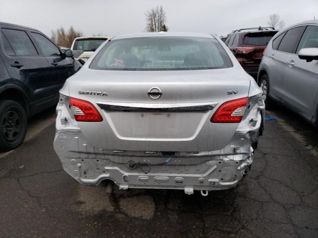 3N1AB7AP0FY284590 - 2015 NISSAN SENTRA S SILVER photo 6