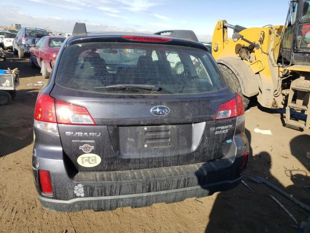 4S4BRBAC2A3383700 - 2010 SUBARU OUTBACK 2.5I BLUE photo 6