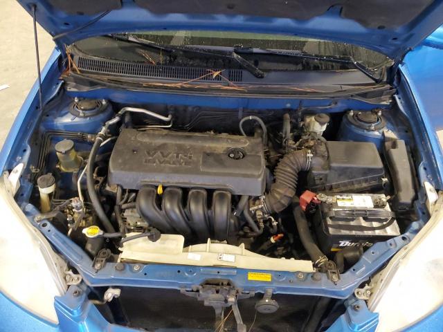 2T1KR32EX7C669806 - 2007 TOYOTA COROLLA MA XR BLUE photo 11