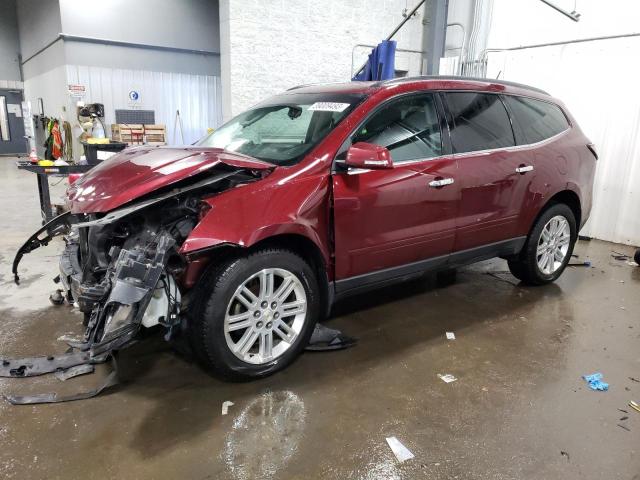 1GNKVGKD6FJ377798 - 2015 CHEVROLET TRAVERSE LT MAROON photo 1