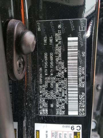 JTEBU5JR6J5500283 - 2018 TOYOTA 4RUNNER SR5/SR5 PREMIUM BLACK photo 13