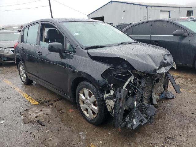 3N1BC13E07L355313 - 2007 NISSAN VERSA S BLACK photo 4