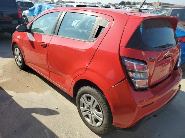 1G1JG6SB8L4136805 - 2020 CHEVROLET SONIC RED photo 2