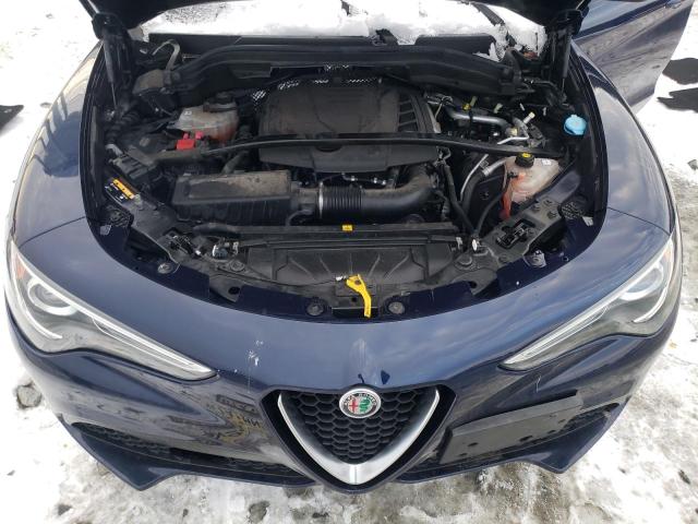ZASPAKBN4L7C85613 - 2020 ALFA ROMEO STELVIO TI ლურჯი ფოტო 12