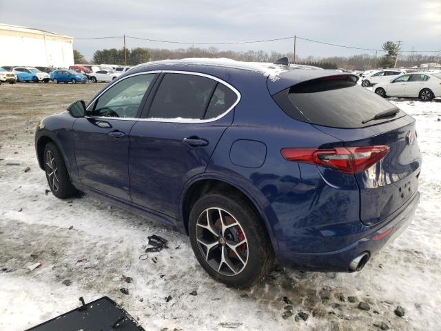 ZASPAKBN4L7C85613 - 2020 ALFA ROMEO STELVIO TI ლურჯი ფოტო 2