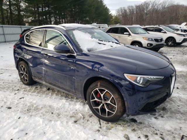 ZASPAKBN4L7C85613 - 2020 ALFA ROMEO STELVIO TI ლურჯი ფოტო 4