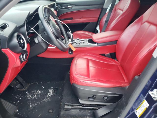 ZASPAKBN4L7C85613 - 2020 ALFA ROMEO STELVIO TI ლურჯი ფოტო 7