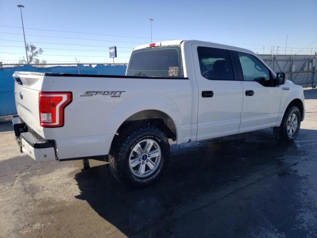 1FTEW1E87FFA02469 - 2015 FORD F150 SUPERCREW WHITE photo 3