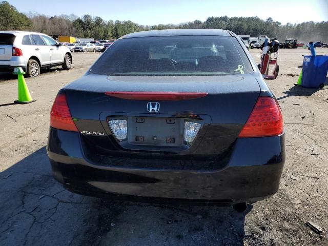 1HGCM56427A104391 - 2007 HONDA ACCORD LX BLACK photo 6