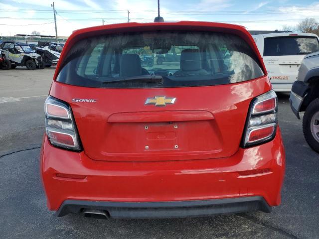 1G1JG6SB7L4125343 - 2020 CHEVROLET SONIC RED photo 6