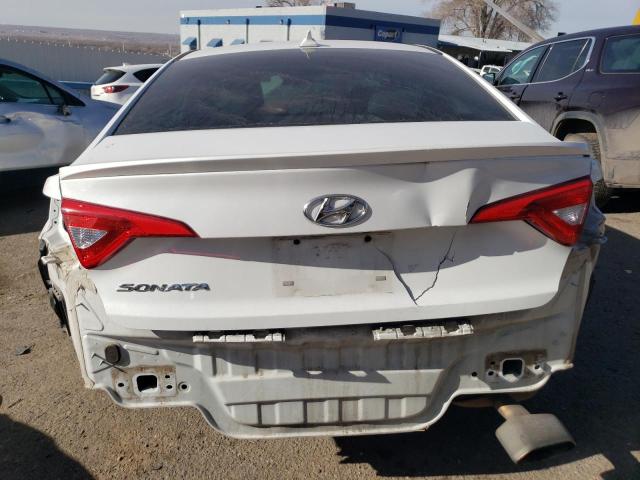 5NPE24AF9HH453414 - 2017 HYUNDAI SONATA SE WHITE photo 6