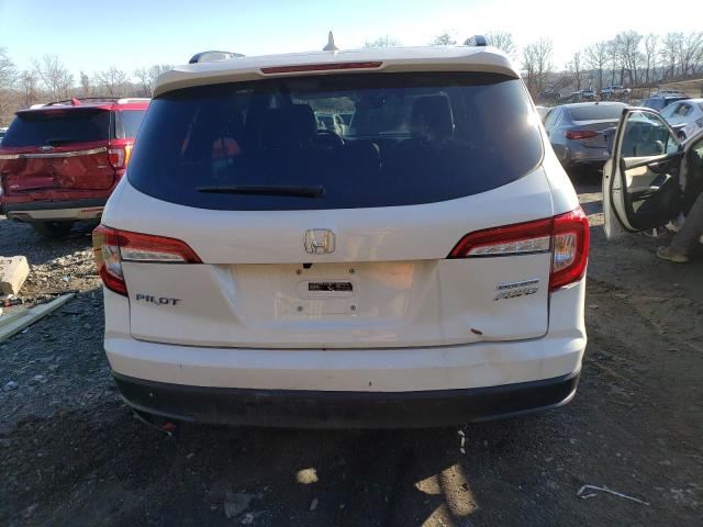 5FNYF6H21NB023919 - 2022 HONDA PILOT SE WHITE photo 6