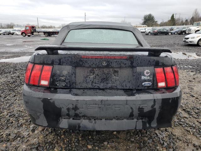 1FAFP44422F205982 - 2002 FORD MUSTANG BLACK photo 6