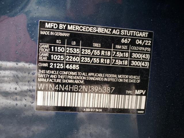 W1N4N4HB2NJ395387 - 2022 MERCEDES-BENZ GLA 250 4MATIC BLUE photo 13