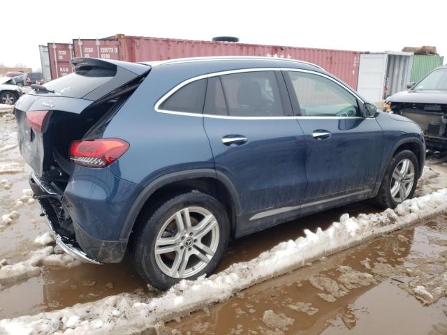 W1N4N4HB2NJ395387 - 2022 MERCEDES-BENZ GLA 250 4MATIC BLUE photo 3