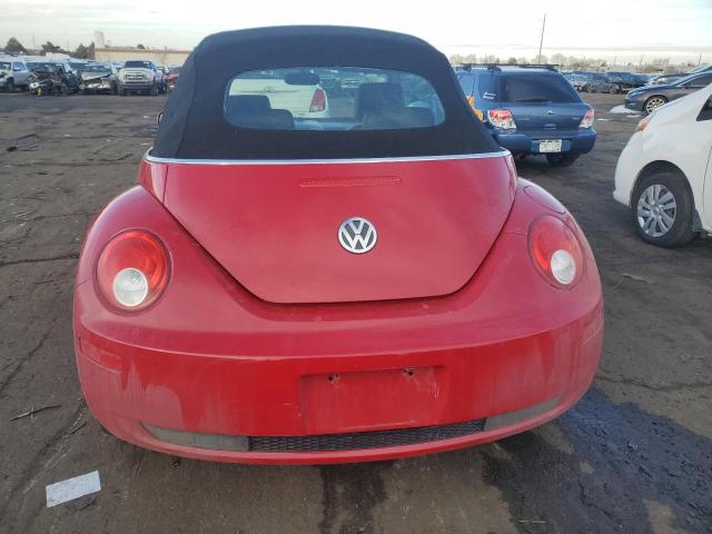 3VWSF31Y26M318041 - 2006 VOLKSWAGEN NEW BEETLE CONVERTIBLE OPTION PACKAGE 2 RED photo 6