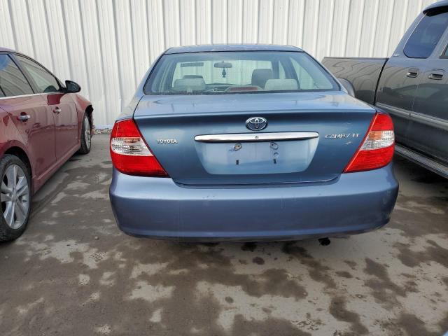 4T1BE32K03U734298 - 2003 TOYOTA CAMRY LE BLUE photo 6