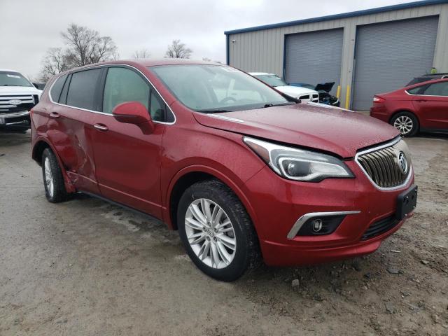 LRBFXASA0HD239455 - 2017 BUICK ENVISION PREFERRED MAROON photo 4