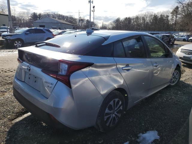 JTDL9MFU3N3032399 - 2022 TOYOTA PRIUS LE GRAY photo 3