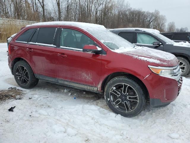 2FMDK4JCXDBB52444 - 2013 FORD EDGE SEL RED photo 4