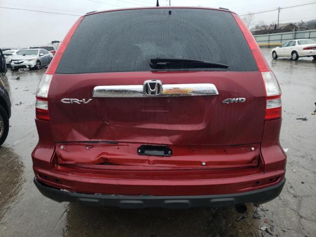 5J6RE4H55AL101481 - 2010 HONDA CR-V EX BURGUNDY photo 6