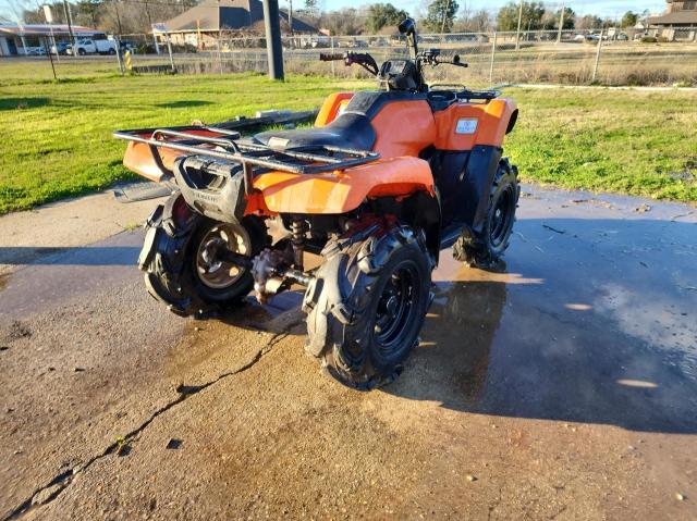 1HFTE40K5J4400756 - 2018 HONDA TRX420 FM ORANGE photo 4