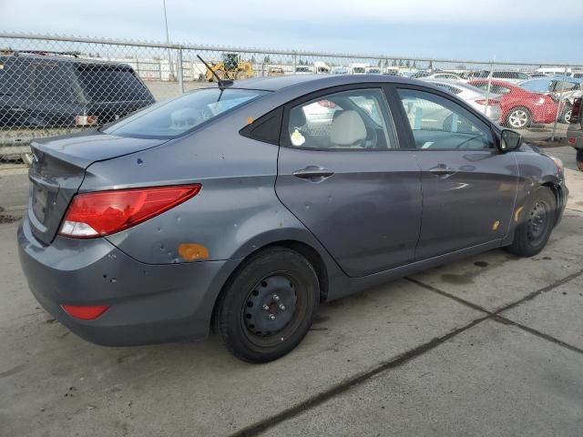 KMHCT4AE0FU800896 - 2015 HYUNDAI ACCENT GLS GRAY photo 3