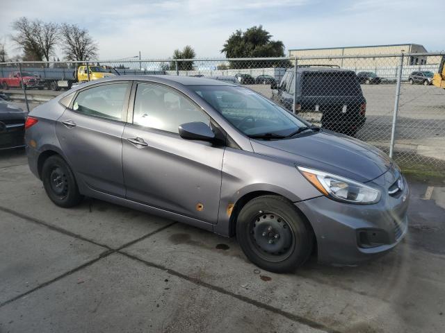 KMHCT4AE0FU800896 - 2015 HYUNDAI ACCENT GLS GRAY photo 4