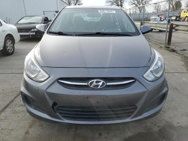 KMHCT4AE0FU800896 - 2015 HYUNDAI ACCENT GLS GRAY photo 5