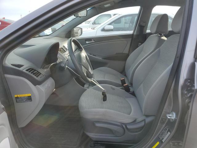 KMHCT4AE0FU800896 - 2015 HYUNDAI ACCENT GLS GRAY photo 7