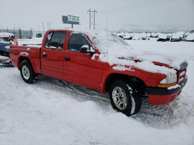 1D7HL38N33S333898 - 2003 DODGE DAKOTA QUAD SPORT RED photo 4