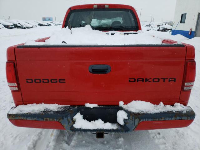 1D7HL38N33S333898 - 2003 DODGE DAKOTA QUAD SPORT RED photo 6