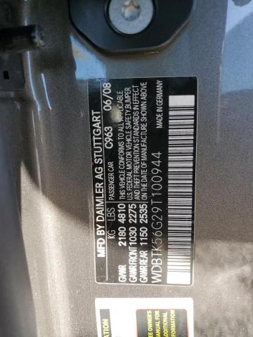 WDBTK56G29T100944 - 2009 MERCEDES-BENZ CLK 350 GRAY photo 12