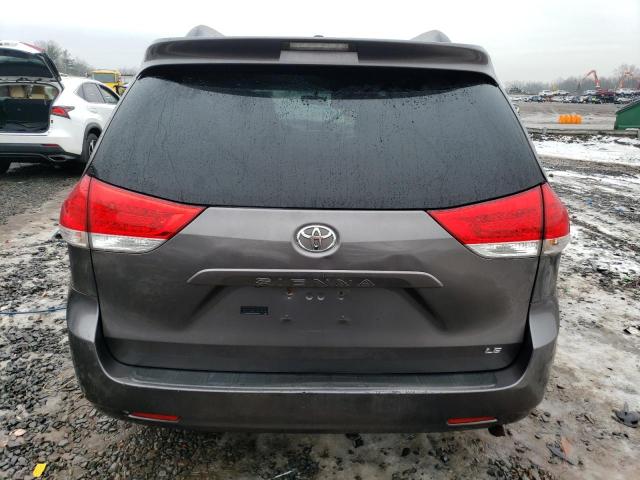 5TDKK3DC6BS038261 - 2011 TOYOTA SIENNA LE GRAY photo 6