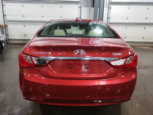 5NPEB4AC4CH322602 - 2012 HYUNDAI SONATA GLS RED photo 6