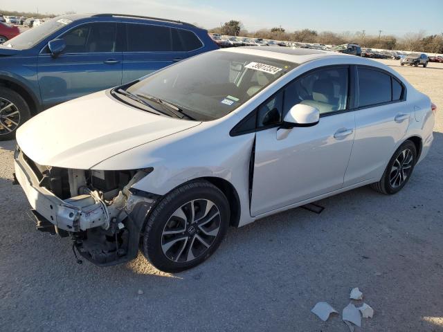 19XFB2F93DE084124 - 2013 HONDA CIVIC EXL თეთრი ფოტო 1