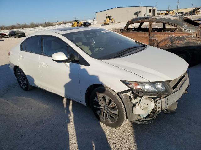 19XFB2F93DE084124 - 2013 HONDA CIVIC EXL თეთრი ფოტო 4