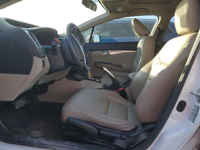 19XFB2F93DE084124 - 2013 HONDA CIVIC EXL თეთრი ფოტო 7