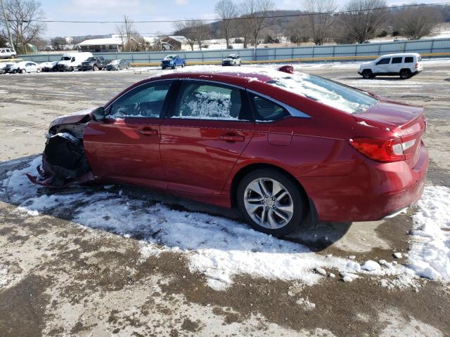 1HGCV1F13JA067600 - 2018 HONDA ACCORD LX RED photo 2