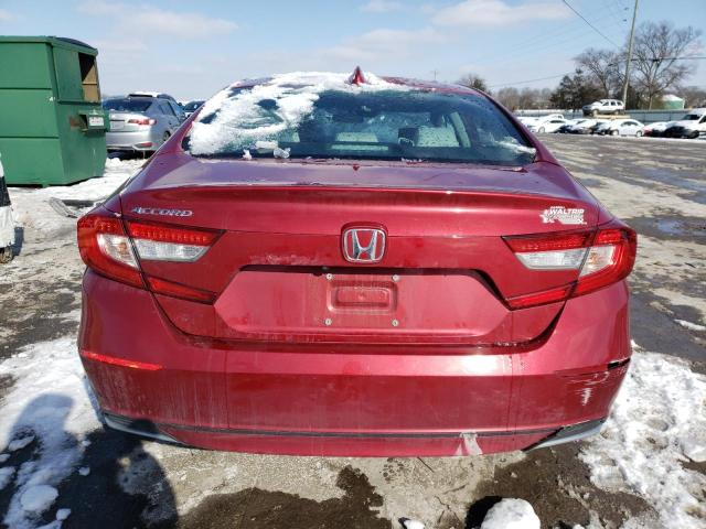 1HGCV1F13JA067600 - 2018 HONDA ACCORD LX RED photo 6