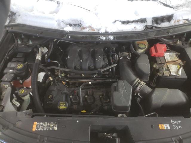 1FM5K8AR7DGA80448 - 2013 FORD EXPLORER POLICE INTERCEPTOR შავი ფოტო 12