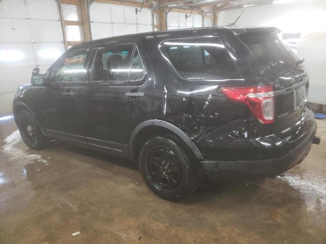 1FM5K8AR7DGA80448 - 2013 FORD EXPLORER POLICE INTERCEPTOR შავი ფოტო 2