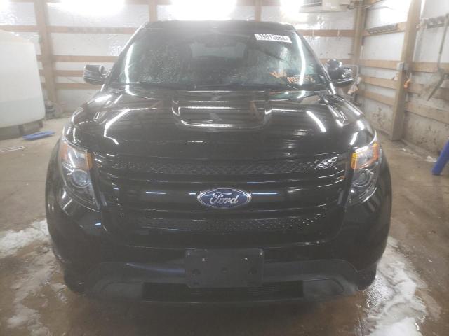 1FM5K8AR7DGA80448 - 2013 FORD EXPLORER POLICE INTERCEPTOR შავი ფოტო 5