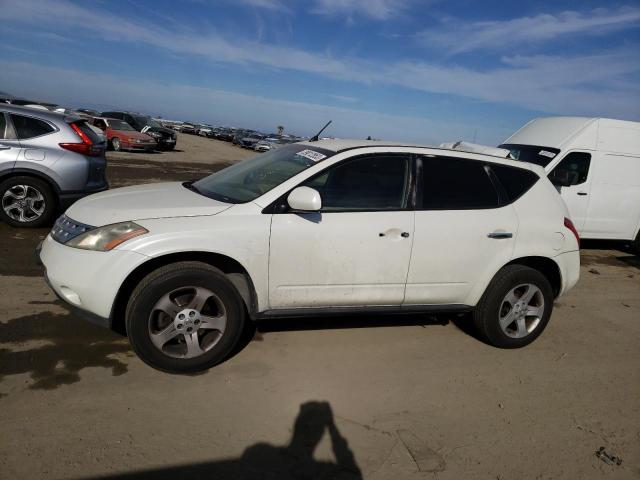 JN8AZ08T55W304197 - 2005 NISSAN MURANO SL WHITE photo 1