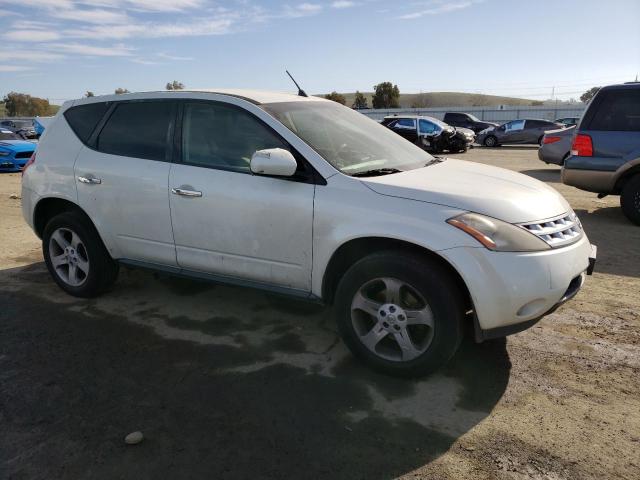 JN8AZ08T55W304197 - 2005 NISSAN MURANO SL WHITE photo 4