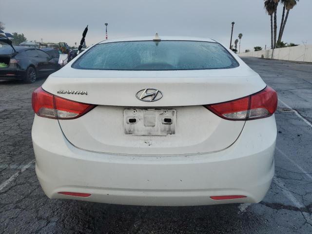 5NPDH4AE5DH452627 - 2013 HYUNDAI ELANTRA GLS WHITE photo 6