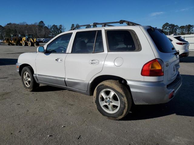 KM8SC13D24U596596 - 2004 HYUNDAI SANTA FE GLS WHITE photo 2